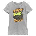 thumbnail image 1 of Girl's Star Wars: The Mandalorian Halloween Grogu Spookiest in Galaxy  Graphic Tee Athletic Heather Medium, 1 of 5
