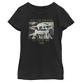 thumbnail image 1 of Girl's Star Wars: The Mandalorian May the Fourth Grogu Portrait Distressed Graphic T-Shirt, 1 of 4