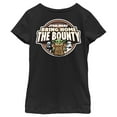 thumbnail image 1 of Girl's Star Wars: The Mandalorian Pocket Quote  Graphic Tee Black Large, 1 of 4