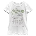 thumbnail image 1 of Girl's Star Wars: The Mandalorian The Child 50 Year Old Bounty  Graphic Tee White Medium, 1 of 4