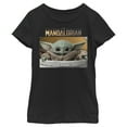 thumbnail image 1 of Girl's Star Wars: The Mandalorian The Child Bassinet  Graphic Tee Black X Small, 1 of 4