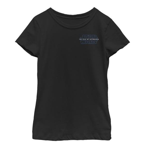 Girl's Star Wars: The Rise of Skywalker Badge Logo Graphic Tee Black X Large