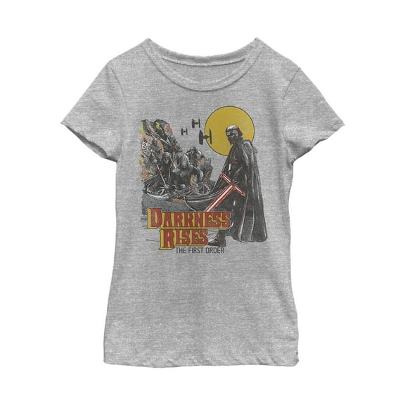 Girl's Star Wars: The Rise of Skywalker Darkness Rises  Graphic Tee Athletic Heather X Small