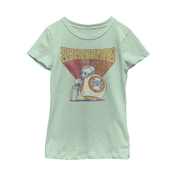 Girl's Star Wars: The Rise of Skywalker Groovy Droid Duo Graphic Tee Mint Medium