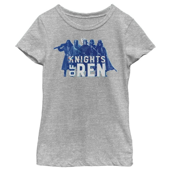 Girl's Star Wars: The Rise of Skywalker Ren Army Graphic Tee Athletic Heather Medium