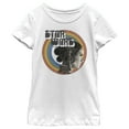 thumbnail image 1 of Girl's Star Wars: The Rise of Skywalker Rey Vintage Rainbow  Graphic Tee White Medium, 1 of 4
