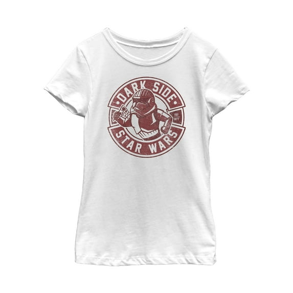 Girl's Star Wars: The Rise of Skywalker Sith Trooper Cartoon Graphic Tee White Small