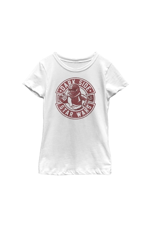 Girl's Star Wars: The Rise of Skywalker Sith Trooper Cartoon Graphic Tee White X Small