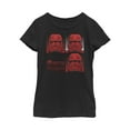 thumbnail image 1 of Girl's Star Wars: The Rise of Skywalker Sith Trooper Panels  Graphic Tee Black Medium, 1 of 3