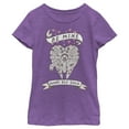 thumbnail image 1 of Girl's Star Wars Valentine Don't Fly Solo  Graphic Tee Purple Berry Small, 1 of 3