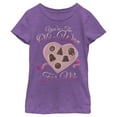 thumbnail image 1 of Girl's Star Wars Valentine You're the Obiwan For Me  Graphic Tee Purple Berry Large, 1 of 3