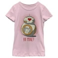 thumbnail image 1 of Girl's Star Wars Valentine's Day BB Mine?  Graphic Tee Light Pink X Small, 1 of 4