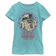thumbnail image 1 of Girl's Star Wars Valentine's Day Droid for Me  Graphic Tee Tahiti Blue Medium, 1 of 3