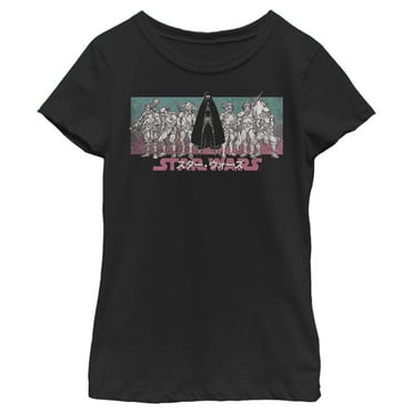Girl's Star Wars: Visions Group Shot  Graphic Tee Black Medium