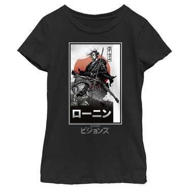 Girl's Star Wars: Visions The Duel  Graphic Tee Black X Small