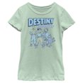 thumbnail image 1 of Girl's Strange World Destiny Awaits  Graphic Tee Mint X Large, 1 of 4