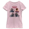 thumbnail image 1 of Netflix Girl's Stranger Things Character Squares Graphic T-Shirt, 1 of 9