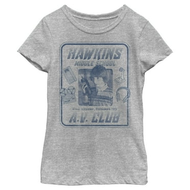 Girl's Stranger Things Hawkins Middle School A.V. Club  Graphic T-Shirt