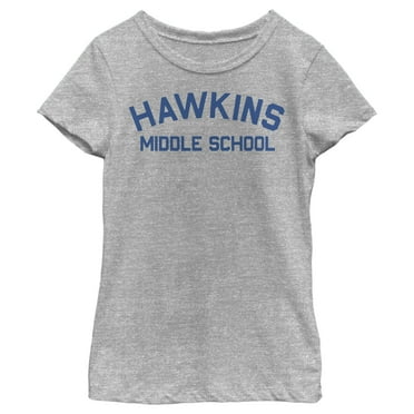 Girl's Stranger Things Hawkins Middle School  Graphic T-Shirt
