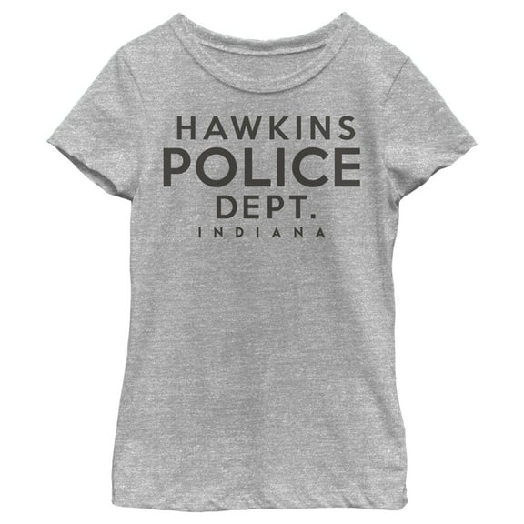 Netflix Girl's Stranger Things Hawkins Police Department Graphic T-Shirt