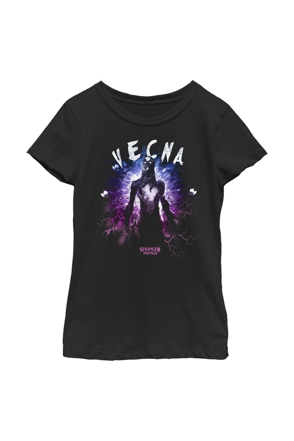Netflix Girl's Stranger Things Vecna The Upside Down Monster Graphic T-Shirt