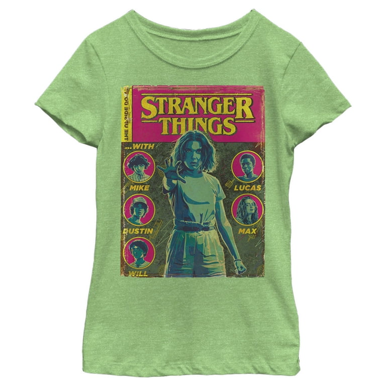 Stranger things t shirt girl best sale