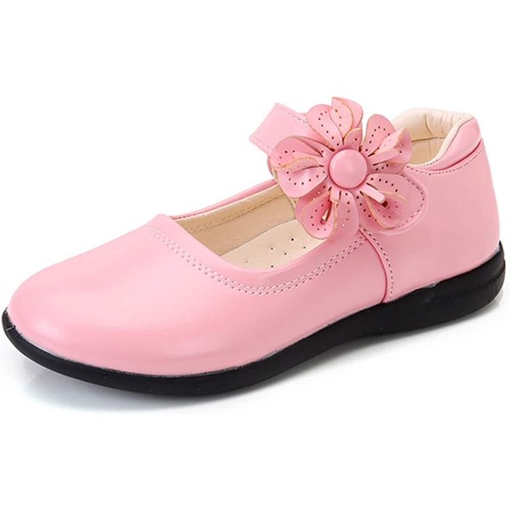 Girl's Strap Mary Jane School Uniform Dress Flat Shoes