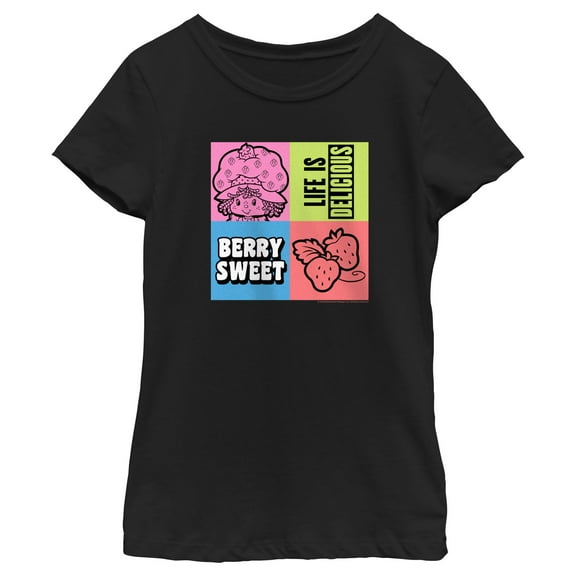 Girl's Strawberry Shortcake Berry Boxed Graphic T-Shirt