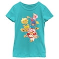 thumbnail image 1 of Girl's Strawberry Shortcake Berry Flag Friends Graphic T-Shirt, 1 of 4