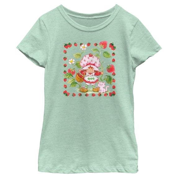 Girl's Strawberry Shortcake Berry Frame Graphic T-Shirt