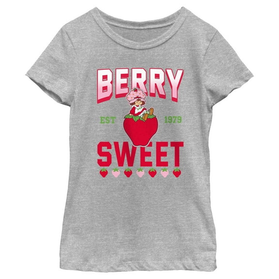 Girl's Strawberry Shortcake Giant Berry  Graphic T-Shirt
