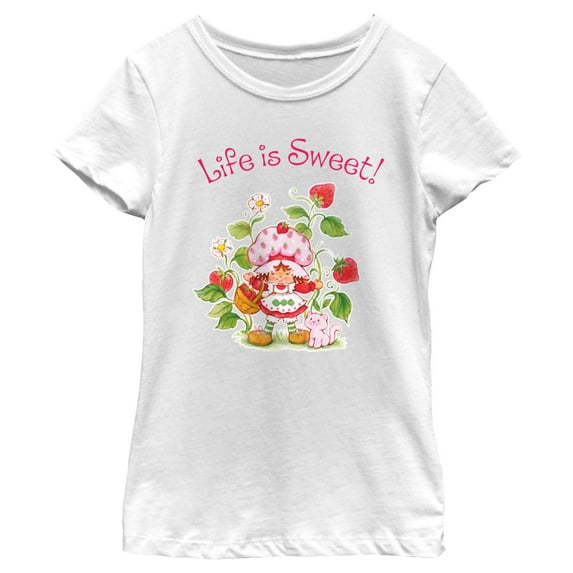 Girl's Strawberry Shortcake Life is Berry Sweet Graphic T-Shirt