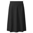 thumbnail image 1 of Girl's Stretch Cotton Knit Panel Below the Knee Length A-Line Skirt, 1 of 11