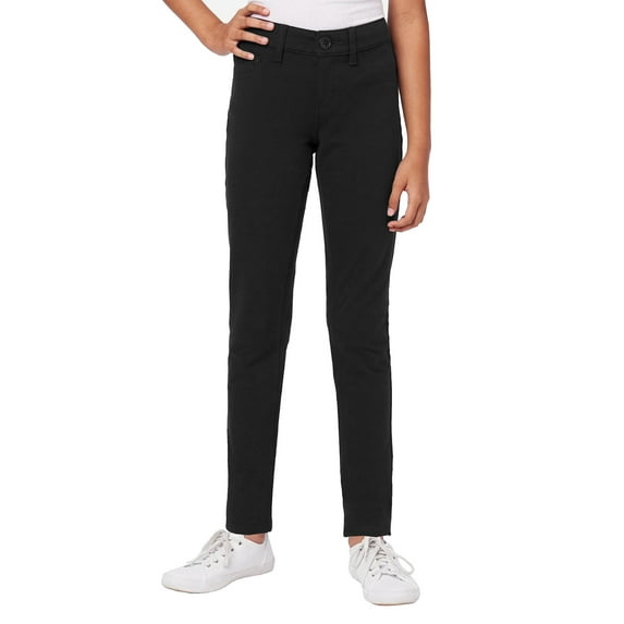 Girl's Stretch Pencil Skinny Uniform Pants
