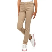 GALAXY BY HARVIC Girl's Stretch Pencil Skinny Uniform Pants