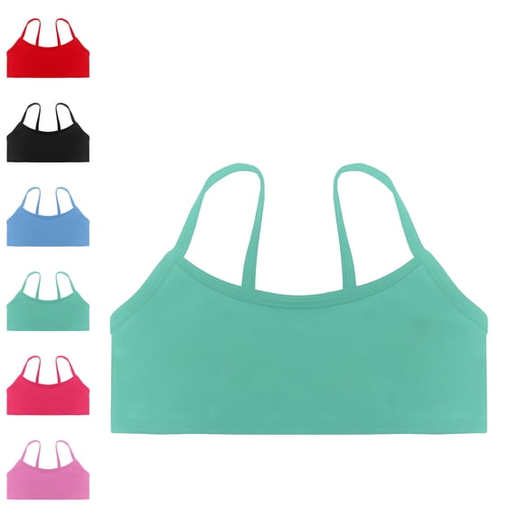 Girl's Swimsuit Solid Spaghetti Strap Bikini Top or Swim Shorts Beach Bathing Suit Swimwear Beach Outdoor Pool Party 5-6 Years