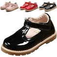 thumbnail image 1 of Girl's T-Strap School Uniform Dress Shoe Mary Jane Princess Flat, 1 of 6