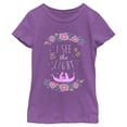 thumbnail image 1 of Girl's Tangled Rapunzel and Flynn I see the Light  Graphic Tee Purple Berry X Large, 1 of 4