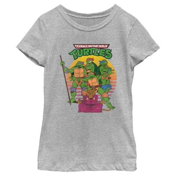 Girl's Teenage Mutant Ninja Turtles Master Splinter Shot Graphic Tee Athletic Heather X Large