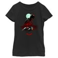 thumbnail image 1 of Girl's The Batman Moonlit Batmobile  Graphic Tee Black X Small, 1 of 4