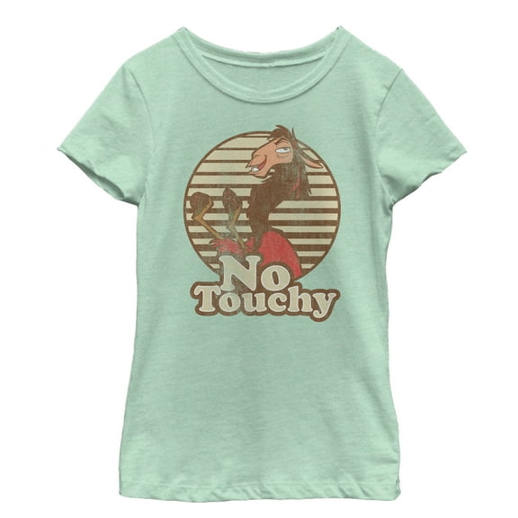 Girl's The Emperor's New Groove Kuzco No Touchy  Graphic Tee Mint Small