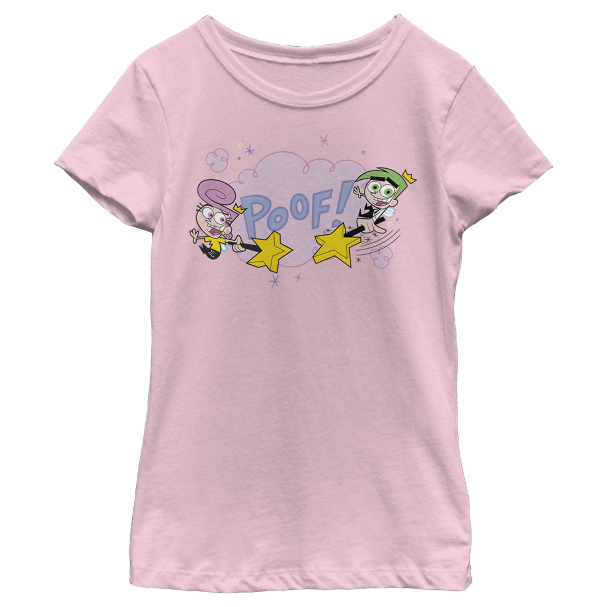 Girl's The Fairly OddParents Cosmo and Wanda Poof Graphic