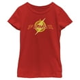 thumbnail image 1 of Girl's The Flash Animated Logo  Graphic Tee Red X Large, 1 of 5