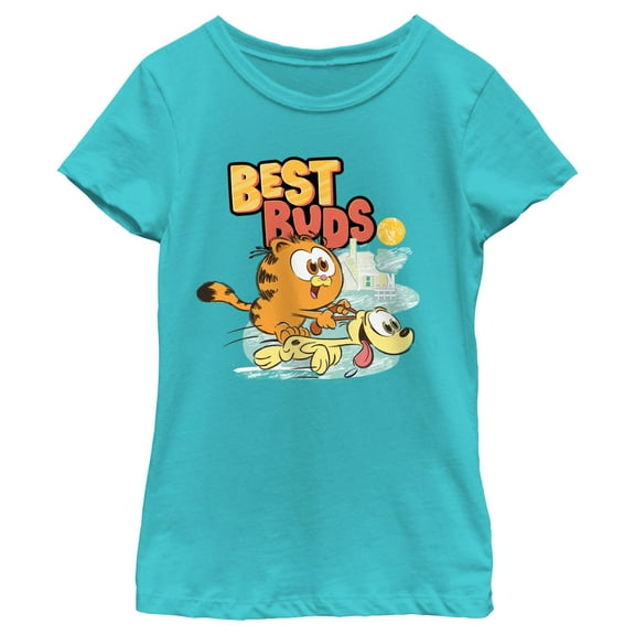 Girl's The Garfield Movie Best Buds  Graphic T-Shirt