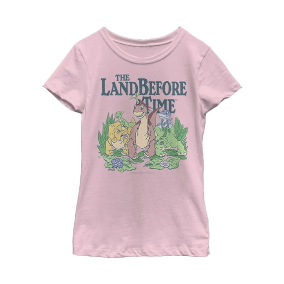 Girl's The Land Before Time Best Friend Adventure Graphic Tee Light Pink Large