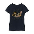 thumbnail image 1 of Girl's The Land Before Time Petrie So Fly  Graphic Tee Navy Blue X Small, 1 of 3