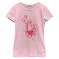 thumbnail image 1 of Girl's The Little Mermaid Sebastian Drawing Graphic Tee Light Pink X Large, 1 of 4