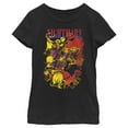 thumbnail image 1 of Girl's The Nightmare Before Christmas Character Collage Poster  Graphic Tee Black Large, 1 of 4