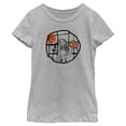 thumbnail image 1 of Girl's The Nightmare Before Christmas Halloween Sally Pumpkin Sketch Graphic Tee Athletic Heather Medium, 1 of 5