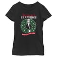 thumbnail image 1 of Girl's The Nightmare Before Christmas Jack Season's Creepings  Graphic Tee Black Medium, 1 of 4
